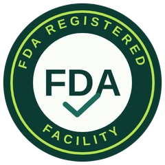 FDA Registered facility badge